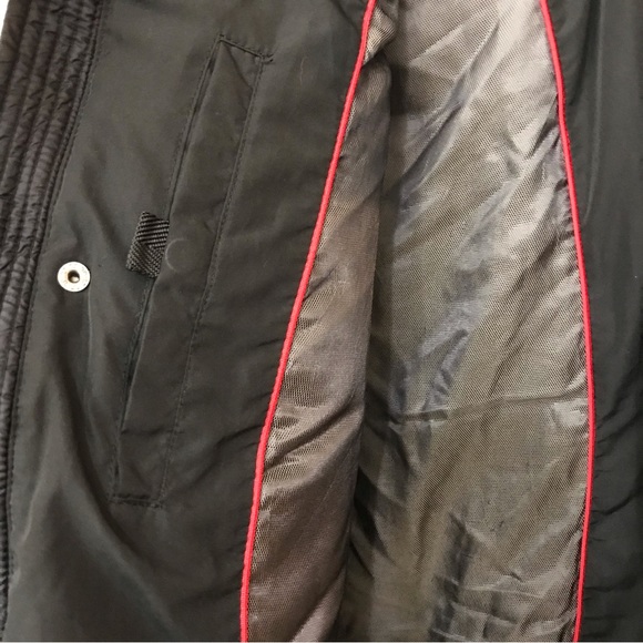 Cole Haan Down Fill Puffer Jacket Coat Men Medium Black - Picture 7 of 14